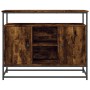 Smoked oak engineered wood sideboard 100x35x80 cm by , Sideboards - Ref: Foro24-835541, Price: 82,06 €, Discount: %
