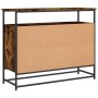 Smoked oak engineered wood sideboard 100x35x80 cm by , Sideboards - Ref: Foro24-835541, Price: 82,06 €, Discount: %