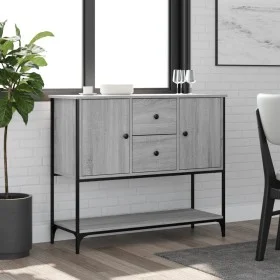 Ingenieurholz-Sideboard in Sonoma-Grau 100x36x85 cm von , Sideboards - Ref: Foro24-835557, Preis: 94,28 €, Rabatt: %