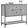 Aparador de madera de ingeniería gris Sonoma 100x36x85 cm by , Sideboards - Ref: Foro24-835557, Price: 95,54 €, Discount: %