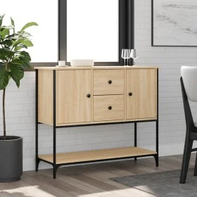 Sideboard aus Sonoma-Eichenholzwerkstoff, 100 x 36 x 85 cm von , Sideboards - Ref: Foro24-835555, Preis: 105,72 €, Rabatt: %