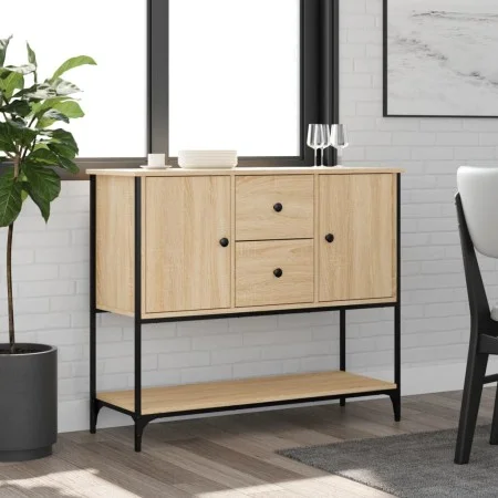 Sonoma Oak Engineered Wood Sideboard 100x36x85 cm by , Sideboards - Ref: Foro24-835555, Price: 105,72 €, Discount: %
