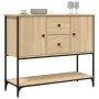 Sonoma Oak Engineered Wood Sideboard 100x36x85 cm by , Sideboards - Ref: Foro24-835555, Price: 105,72 €, Discount: %