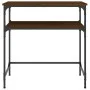 Mesa consola madera de ingeniería marrón roble 75x35,5x75 cm de , Mesas auxiliares - Ref: Foro24-834054, Precio: 43,72 €, Des...