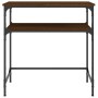 Mesa consola madera de ingeniería marrón roble 75x35,5x75 cm de , Mesas auxiliares - Ref: Foro24-834054, Precio: 44,21 €, Des...