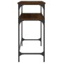 Mesa consola madera de ingeniería marrón roble 75x35,5x75 cm de , Mesas auxiliares - Ref: Foro24-834054, Precio: 44,21 €, Des...