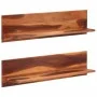 Wandregale 2 Stück Massivholz Akazie 112x20x26 cm von , Regale und Regale - Ref: Foro24-356248, Preis: 127,76 €, Rabatt: %