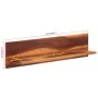 Wandregale 2 Stück Massivholz Akazie 112x20x26 cm von , Regale und Regale - Ref: Foro24-356248, Preis: 127,76 €, Rabatt: %