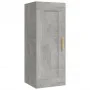 Concrete gray engineered wood wall cabinet 35x34x90 cm by , Shelves and shelves - Ref: Foro24-812469, Price: 48,84 €, Discoun...