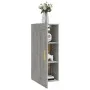 Concrete gray engineered wood wall cabinet 35x34x90 cm by , Shelves and shelves - Ref: Foro24-812469, Price: 48,84 €, Discoun...