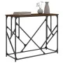 Oak brown engineered wood console table 100x40x80 cm by , Side tables - Ref: Foro24-834119, Price: 53,92 €, Discount: %