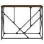 Konsolentisch aus eichenbraunem Holzwerkstoff, 100 x 40 x 80 cm von , Seitentische - Ref: Foro24-834119, Preis: 54,60 €, Raba...