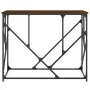 Oak brown engineered wood console table 100x40x80 cm by , Side tables - Ref: Foro24-834119, Price: 53,92 €, Discount: %