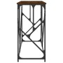 Oak brown engineered wood console table 100x40x80 cm by , Side tables - Ref: Foro24-834119, Price: 54,60 €, Discount: %
