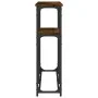 Mesa consola madera de ingeniería roble ahumado 145x22,5x75 cm de , Mesas auxiliares - Ref: Foro24-834097, Precio: 48,18 €, D...