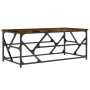 Couchtisch aus geräuchertem Eichensperrholz, 100 x 50 x 40 cm von , Couchtisch - Ref: Foro24-834127, Preis: 52,47 €, Rabatt: %
