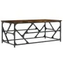 Mesa de centro madera contrachapada roble ahumado 100x50x40 cm de , Mesas de centro - Ref: Foro24-834127, Precio: 51,82 €, De...