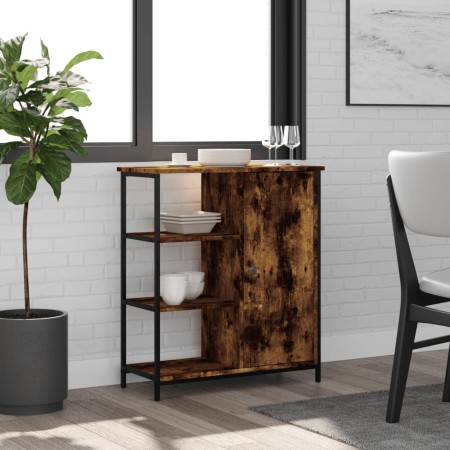 Sideboard aus geräuchertem Eichenholzwerkstoff, 70 x 30 x 80 cm von , Sideboards - Ref: Foro24-835491, Preis: 58,61 €, Rabatt: %