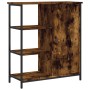 Smoked oak engineered wood sideboard 70x30x80 cm by , Sideboards - Ref: Foro24-835491, Price: 58,55 €, Discount: %