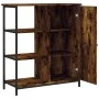 Smoked oak engineered wood sideboard 70x30x80 cm by , Sideboards - Ref: Foro24-835491, Price: 57,86 €, Discount: %