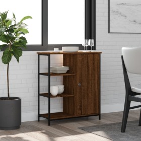 Oak brown engineered wood sideboard 70x30x80 cm by , Sideboards - Ref: Foro24-835493, Price: 57,87 €, Discount: %
