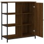 Aparador de madera de ingeniería marrón roble 70x30x80 cm de , Aparadores - Ref: Foro24-835493, Precio: 57,83 €, Descuento: %