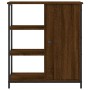 Aparador de madera de ingeniería marrón roble 70x30x80 cm de , Aparadores - Ref: Foro24-835493, Precio: 57,83 €, Descuento: %