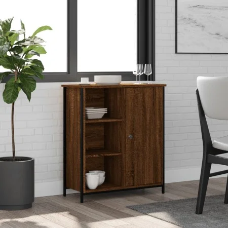 Oak brown engineered wood sideboard 70x30x80 cm by , Sideboards - Ref: Foro24-835498, Price: 60,94 €, Discount: %