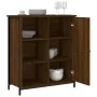 Oak brown engineered wood sideboard 70x30x80 cm by , Sideboards - Ref: Foro24-835498, Price: 60,94 €, Discount: %
