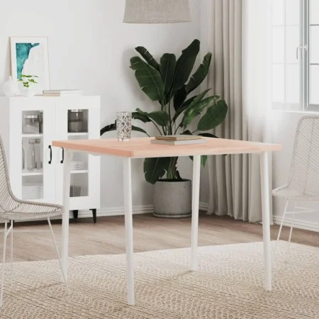 Square solid beech wood table top 80x80x2.5 cm by , Table tops - Ref: Foro24-355958, Price: 89,02 €, Discount: %