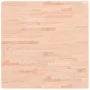 Square solid beech wood table top 80x80x2.5 cm by , Table tops - Ref: Foro24-355958, Price: 89,02 €, Discount: %
