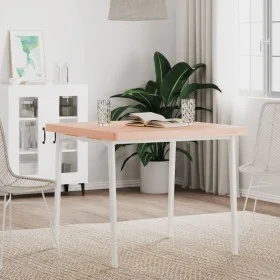 Square solid beech wood table top 80x80x4 cm by , Table tops - Ref: Foro24-355964, Price: 116,55 €, Discount: %