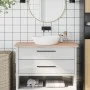 Badezimmerarbeitsplatte aus massivem Buchenholz, 100 x 50 x 1,5 cm von , Arbeitsplatten - Ref: Foro24-355985, Preis: 56,14 €,...