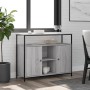 Sonoma graues Sideboard aus Holzwerkstoff, 100 x 35 x 80 cm von , Sideboards - Ref: Foro24-835502, Preis: 99,62 €, Rabatt: %