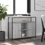 Sonoma gray engineered wood sideboard 100x35x80 cm by , Sideboards - Ref: Foro24-835502, Price: 98,02 €, Discount: %