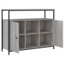Sonoma graues Sideboard aus Holzwerkstoff, 100 x 35 x 80 cm von , Sideboards - Ref: Foro24-835502, Preis: 99,62 €, Rabatt: %