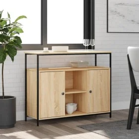 Sonoma Oak Engineered Wood Sideboard 100x35x80 cm by , Sideboards - Ref: Foro24-835500, Price: 94,14 €, Discount: %