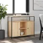 Sonoma Oak Engineered Wood Sideboard 100x35x80 cm by , Sideboards - Ref: Foro24-835500, Price: 94,14 €, Discount: %