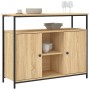 Sonoma Oak Engineered Wood Sideboard 100x35x80 cm by , Sideboards - Ref: Foro24-835500, Price: 101,05 €, Discount: %