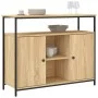 Sonoma Oak Engineered Wood Sideboard 100x35x80 cm by , Sideboards - Ref: Foro24-835500, Price: 94,14 €, Discount: %