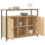 Sonoma Oak Engineered Wood Sideboard 100x35x80 cm by , Sideboards - Ref: Foro24-835500, Price: 101,05 €, Discount: %