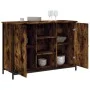 Smoked oak engineered wood sideboard 100x35x70 cm by , Sideboards - Ref: Foro24-835516, Price: 81,08 €, Discount: %