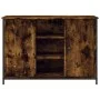 Smoked oak engineered wood sideboard 100x35x70 cm by , Sideboards - Ref: Foro24-835516, Price: 81,08 €, Discount: %