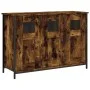 Smoked oak engineered wood sideboard 100x35x70 cm by , Sideboards - Ref: Foro24-835521, Price: 96,59 €, Discount: %