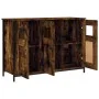 Smoked oak engineered wood sideboard 100x35x70 cm by , Sideboards - Ref: Foro24-835521, Price: 96,59 €, Discount: %