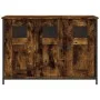 Smoked oak engineered wood sideboard 100x35x70 cm by , Sideboards - Ref: Foro24-835521, Price: 96,59 €, Discount: %