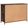 Smoked oak engineered wood sideboard 100x35x70 cm by , Sideboards - Ref: Foro24-835521, Price: 96,59 €, Discount: %