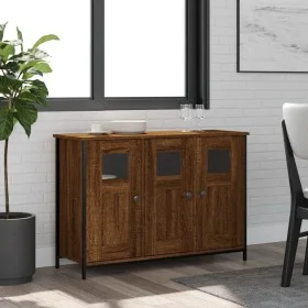 Oak brown engineered wood sideboard 100x35x70 cm by , Sideboards - Ref: Foro24-835523, Price: 99,72 €, Discount: %