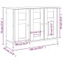 Eichenbraunes Sideboard aus Holzwerkstoff, 100 x 35 x 70 cm von , Sideboards - Ref: Foro24-835523, Preis: 99,69 €, Rabatt: %