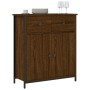 Aparador de madera de ingeniería marrón roble 70x30x80 cm de , Aparadores - Ref: Foro24-835528, Precio: 77,40 €, Descuento: %